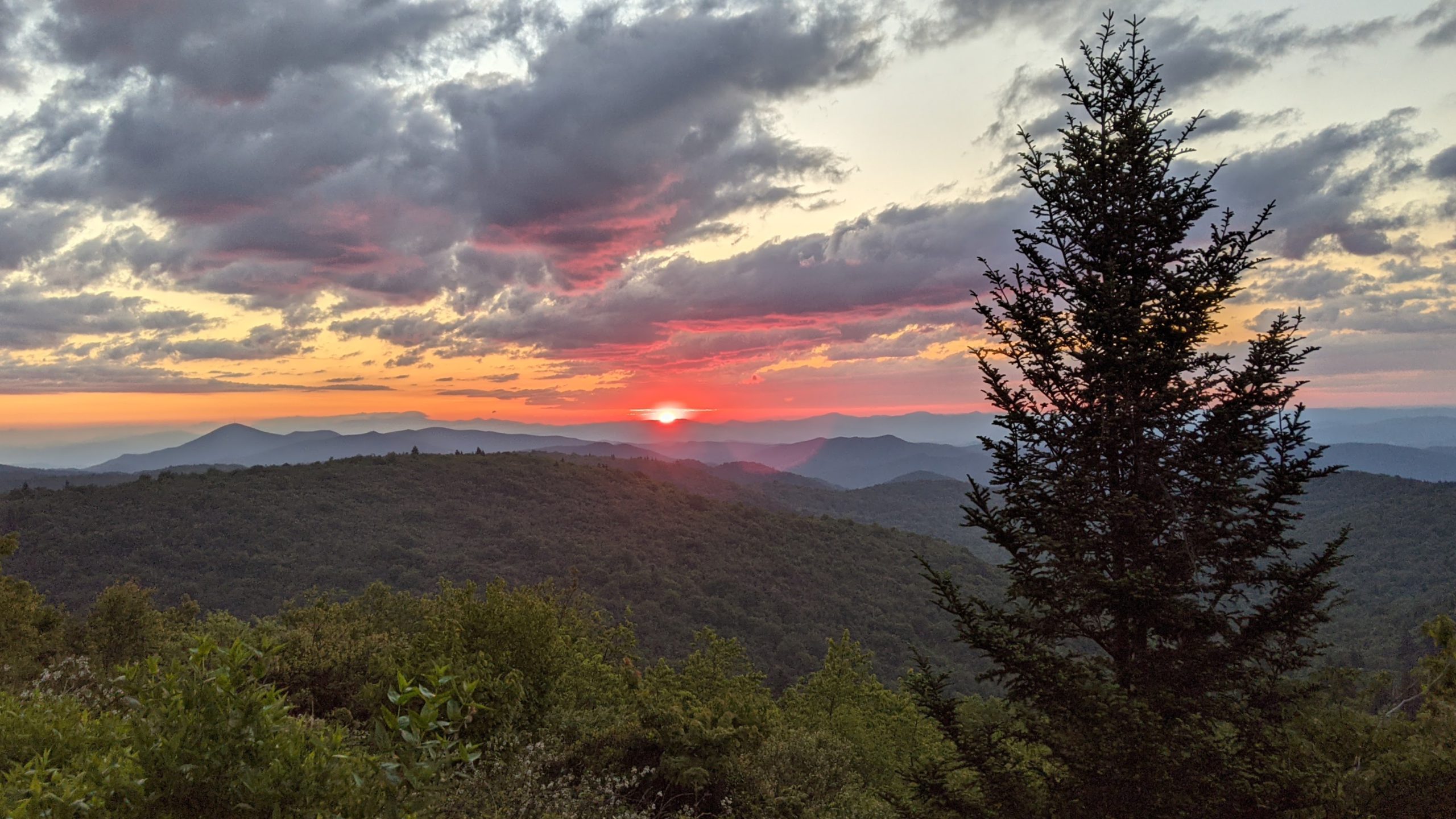 Sunrise on Haywood - Jackson overlook